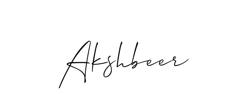 Make a short Akshbeer signature style. Manage your documents anywhere anytime using Allison_Script. Create and add eSignatures, submit forms, share and send files easily. Akshbeer signature style 2 images and pictures png