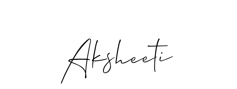 You can use this online signature creator to create a handwritten signature for the name Aksheeti. This is the best online autograph maker. Aksheeti signature style 2 images and pictures png