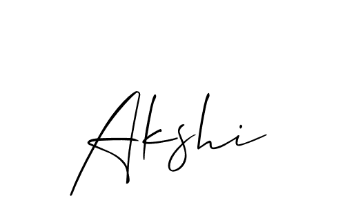 Similarly Allison_Script is the best handwritten signature design. Signature creator online .You can use it as an online autograph creator for name Akshi. Akshi signature style 2 images and pictures png