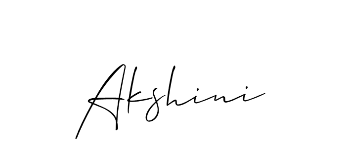 You should practise on your own different ways (Allison_Script) to write your name (Akshini) in signature. don't let someone else do it for you. Akshini signature style 2 images and pictures png