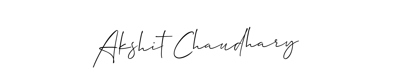 Once you've used our free online signature maker to create your best signature Allison_Script style, it's time to enjoy all of the benefits that Akshit Chaudhary name signing documents. Akshit Chaudhary signature style 2 images and pictures png