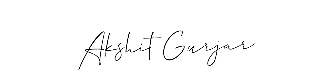 This is the best signature style for the Akshit Gurjar name. Also you like these signature font (Allison_Script). Mix name signature. Akshit Gurjar signature style 2 images and pictures png
