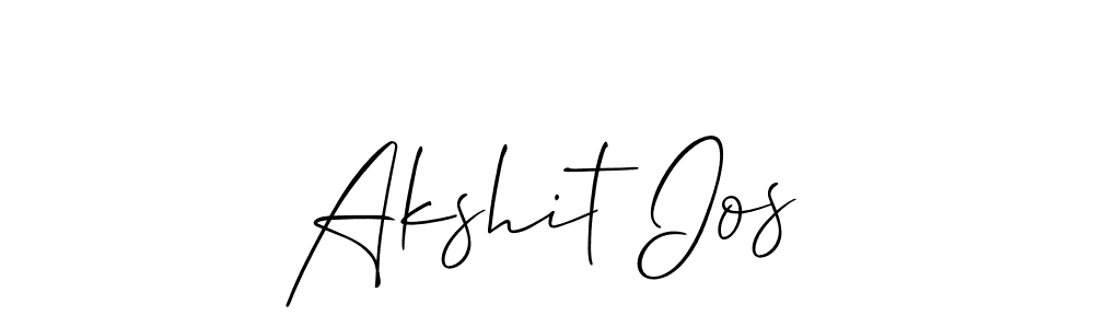 Similarly Allison_Script is the best handwritten signature design. Signature creator online .You can use it as an online autograph creator for name Akshit Ios. Akshit Ios signature style 2 images and pictures png