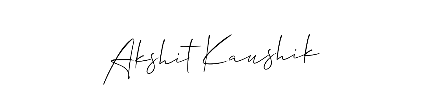 How to Draw Akshit Kaushik signature style? Allison_Script is a latest design signature styles for name Akshit Kaushik. Akshit Kaushik signature style 2 images and pictures png