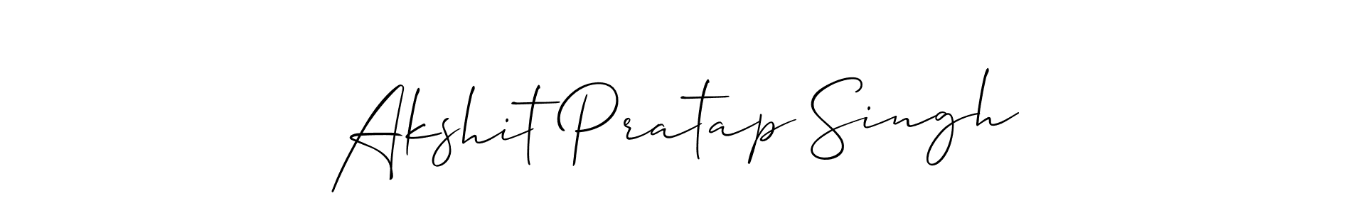 Make a short Akshit Pratap Singh signature style. Manage your documents anywhere anytime using Allison_Script. Create and add eSignatures, submit forms, share and send files easily. Akshit Pratap Singh signature style 2 images and pictures png