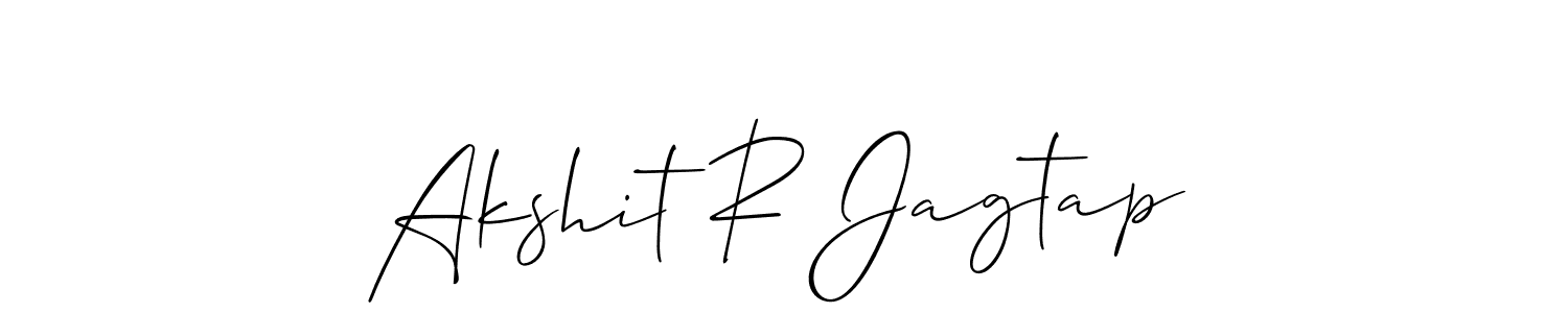 This is the best signature style for the Akshit R Jagtap name. Also you like these signature font (Allison_Script). Mix name signature. Akshit R Jagtap signature style 2 images and pictures png