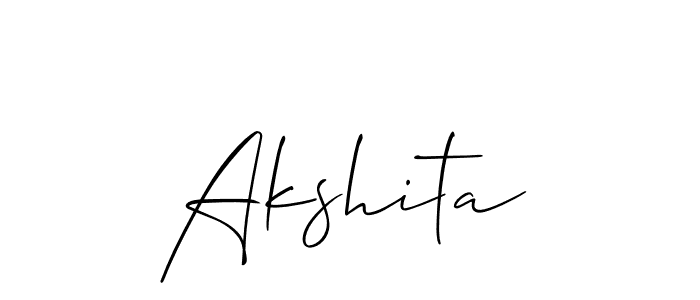 How to Draw Akshita signature style? Allison_Script is a latest design signature styles for name Akshita. Akshita signature style 2 images and pictures png