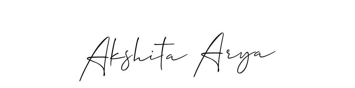Similarly Allison_Script is the best handwritten signature design. Signature creator online .You can use it as an online autograph creator for name Akshita Arya. Akshita Arya signature style 2 images and pictures png