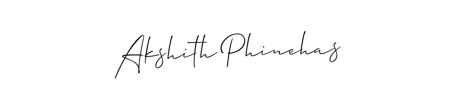 Once you've used our free online signature maker to create your best signature Allison_Script style, it's time to enjoy all of the benefits that Akshith Phinehas name signing documents. Akshith Phinehas signature style 2 images and pictures png