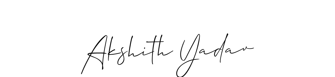 Best and Professional Signature Style for Akshith Yadav. Allison_Script Best Signature Style Collection. Akshith Yadav signature style 2 images and pictures png