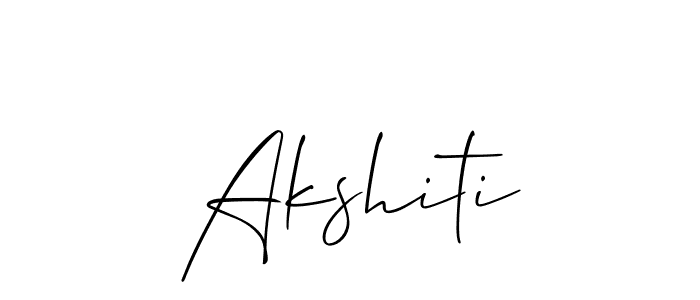 Make a beautiful signature design for name Akshiti. Use this online signature maker to create a handwritten signature for free. Akshiti signature style 2 images and pictures png