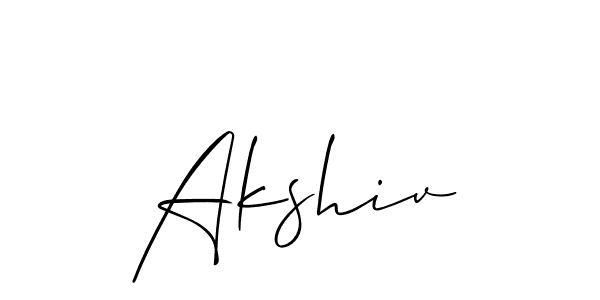 Make a beautiful signature design for name Akshiv. Use this online signature maker to create a handwritten signature for free. Akshiv signature style 2 images and pictures png