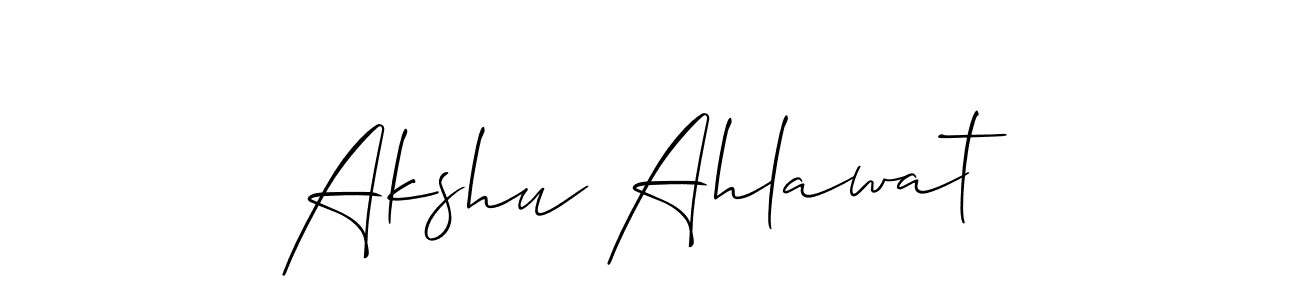 Once you've used our free online signature maker to create your best signature Allison_Script style, it's time to enjoy all of the benefits that Akshu Ahlawat name signing documents. Akshu Ahlawat signature style 2 images and pictures png