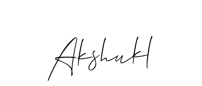 Once you've used our free online signature maker to create your best signature Allison_Script style, it's time to enjoy all of the benefits that Akshukl name signing documents. Akshukl signature style 2 images and pictures png