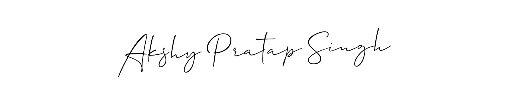 It looks lik you need a new signature style for name Akshy Pratap Singh. Design unique handwritten (Allison_Script) signature with our free signature maker in just a few clicks. Akshy Pratap Singh signature style 2 images and pictures png