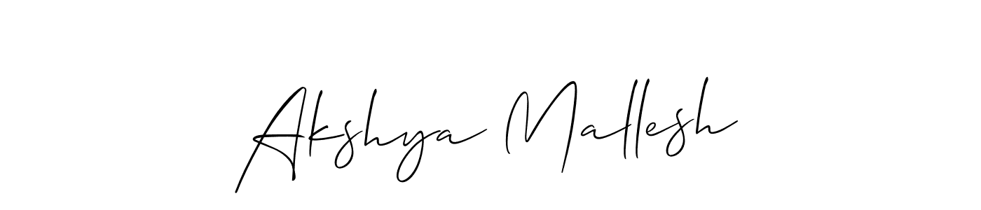 You can use this online signature creator to create a handwritten signature for the name Akshya Mallesh. This is the best online autograph maker. Akshya Mallesh signature style 2 images and pictures png