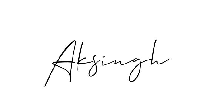 Allison_Script is a professional signature style that is perfect for those who want to add a touch of class to their signature. It is also a great choice for those who want to make their signature more unique. Get Aksingh name to fancy signature for free. Aksingh signature style 2 images and pictures png