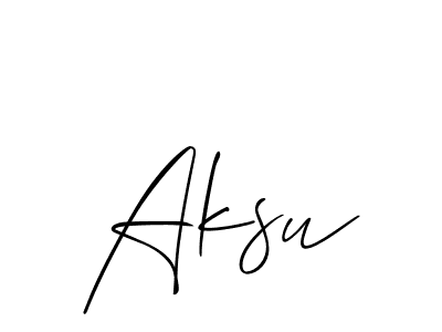 Here are the top 10 professional signature styles for the name Aksu. These are the best autograph styles you can use for your name. Aksu signature style 2 images and pictures png