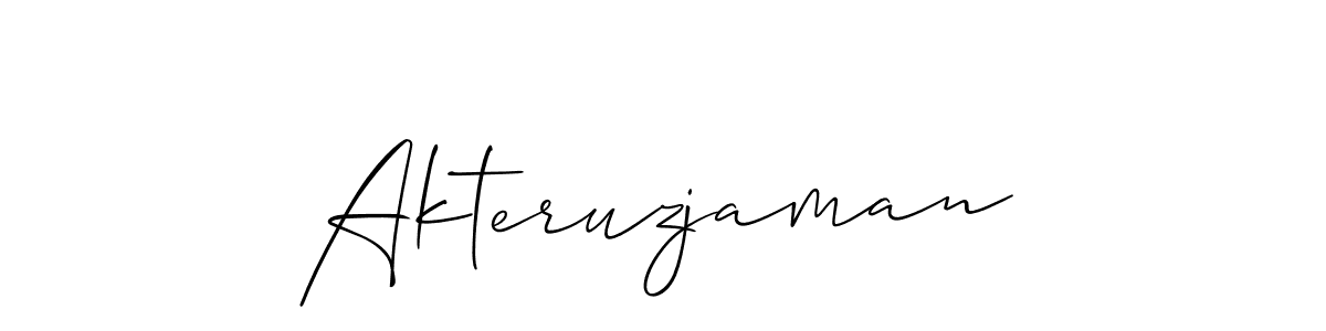 It looks lik you need a new signature style for name Akteruzjaman. Design unique handwritten (Allison_Script) signature with our free signature maker in just a few clicks. Akteruzjaman signature style 2 images and pictures png