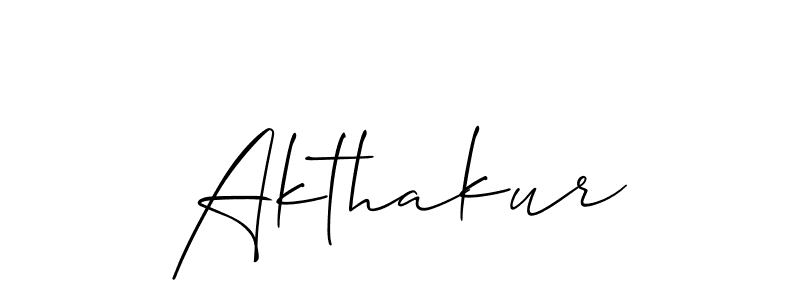 Make a beautiful signature design for name Akthakur. Use this online signature maker to create a handwritten signature for free. Akthakur signature style 2 images and pictures png