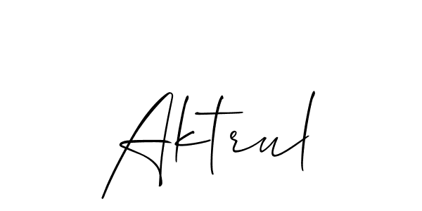 Aktrul stylish signature style. Best Handwritten Sign (Allison_Script) for my name. Handwritten Signature Collection Ideas for my name Aktrul. Aktrul signature style 2 images and pictures png