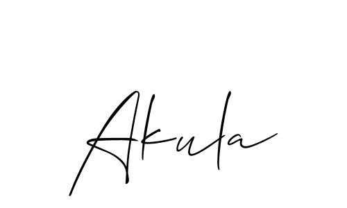 How to Draw Akula signature style? Allison_Script is a latest design signature styles for name Akula. Akula signature style 2 images and pictures png