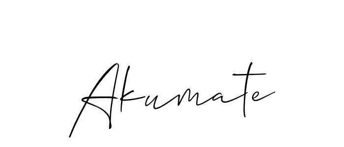 You should practise on your own different ways (Allison_Script) to write your name (Akumate) in signature. don't let someone else do it for you. Akumate signature style 2 images and pictures png