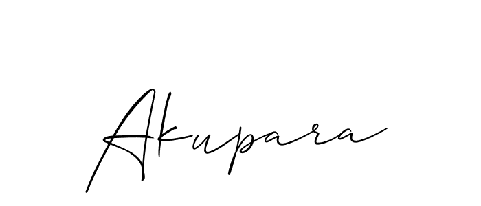Allison_Script is a professional signature style that is perfect for those who want to add a touch of class to their signature. It is also a great choice for those who want to make their signature more unique. Get Akupara name to fancy signature for free. Akupara signature style 2 images and pictures png