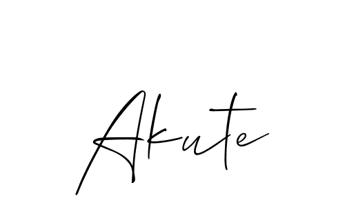 How to Draw Akute signature style? Allison_Script is a latest design signature styles for name Akute. Akute signature style 2 images and pictures png