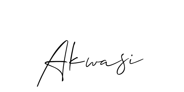 The best way (Allison_Script) to make a short signature is to pick only two or three words in your name. The name Akwasi include a total of six letters. For converting this name. Akwasi signature style 2 images and pictures png