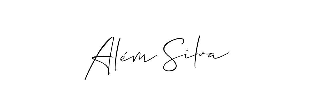 You can use this online signature creator to create a handwritten signature for the name Além Silva. This is the best online autograph maker. Além Silva signature style 2 images and pictures png