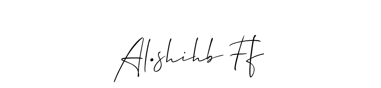 Here are the top 10 professional signature styles for the name Al•shihb Ff. These are the best autograph styles you can use for your name. Al•shihb Ff signature style 2 images and pictures png