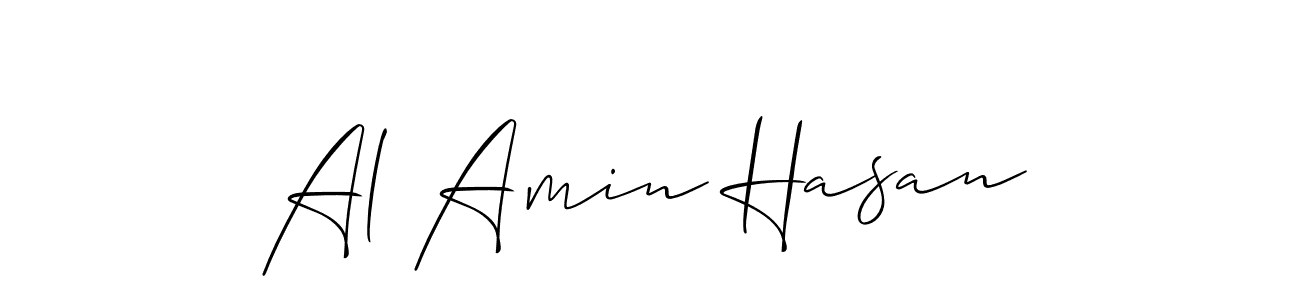 Design your own signature with our free online signature maker. With this signature software, you can create a handwritten (Allison_Script) signature for name Al Amin Hasan. Al Amin Hasan signature style 2 images and pictures png