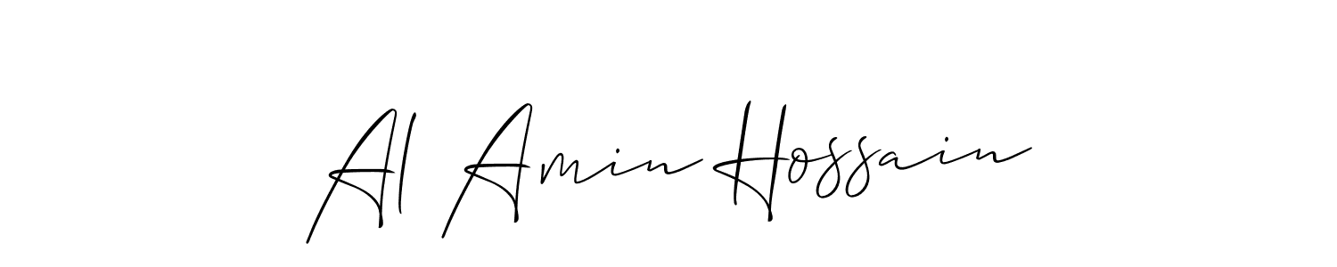 Make a beautiful signature design for name Al Amin Hossain. Use this online signature maker to create a handwritten signature for free. Al Amin Hossain signature style 2 images and pictures png