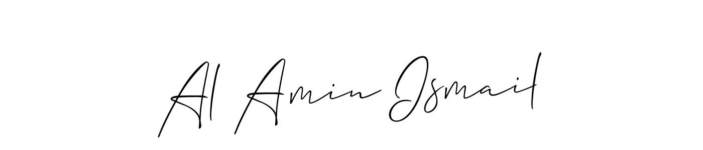 Design your own signature with our free online signature maker. With this signature software, you can create a handwritten (Allison_Script) signature for name Al Amin Ismail. Al Amin Ismail signature style 2 images and pictures png