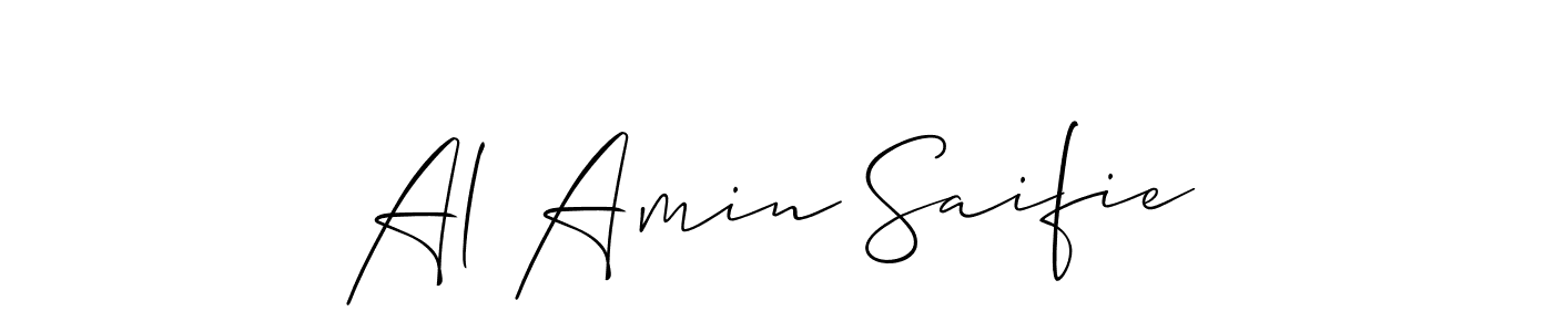 Check out images of Autograph of Al Amin Saifie name. Actor Al Amin Saifie Signature Style. Allison_Script is a professional sign style online. Al Amin Saifie signature style 2 images and pictures png