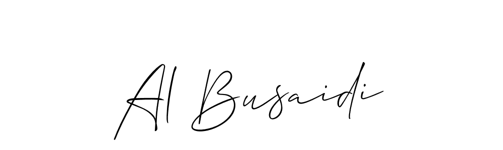 Similarly Allison_Script is the best handwritten signature design. Signature creator online .You can use it as an online autograph creator for name Al Busaidi. Al Busaidi signature style 2 images and pictures png