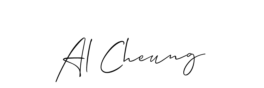 How to Draw Al Cheung signature style? Allison_Script is a latest design signature styles for name Al Cheung. Al Cheung signature style 2 images and pictures png