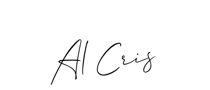 It looks lik you need a new signature style for name Al Cris. Design unique handwritten (Allison_Script) signature with our free signature maker in just a few clicks. Al Cris signature style 2 images and pictures png