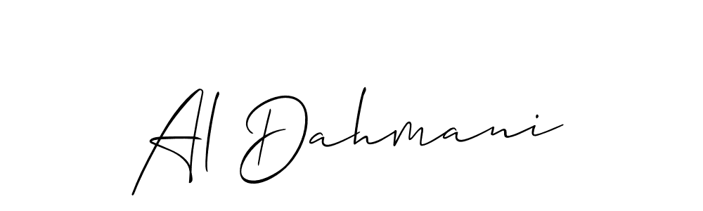 It looks lik you need a new signature style for name Al Dahmani. Design unique handwritten (Allison_Script) signature with our free signature maker in just a few clicks. Al Dahmani signature style 2 images and pictures png