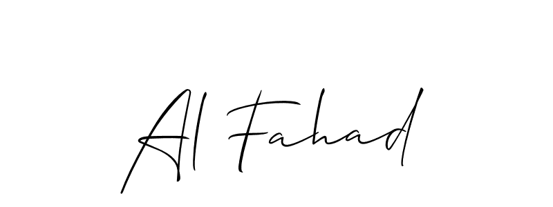 Similarly Allison_Script is the best handwritten signature design. Signature creator online .You can use it as an online autograph creator for name Al Fahad. Al Fahad signature style 2 images and pictures png