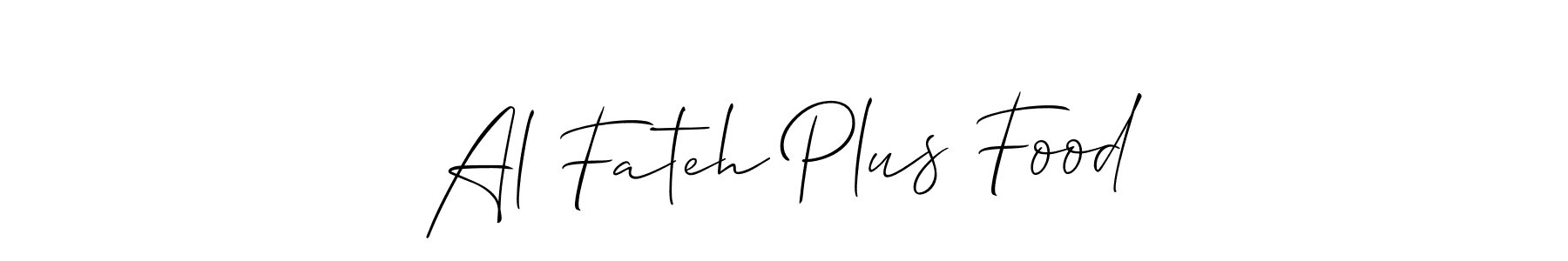 Make a short Al Fateh Plus Food signature style. Manage your documents anywhere anytime using Allison_Script. Create and add eSignatures, submit forms, share and send files easily. Al Fateh Plus Food signature style 2 images and pictures png