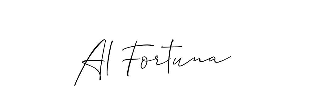 The best way (Allison_Script) to make a short signature is to pick only two or three words in your name. The name Al Fortuna include a total of six letters. For converting this name. Al Fortuna signature style 2 images and pictures png