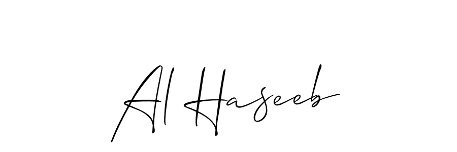 How to Draw Al Haseeb signature style? Allison_Script is a latest design signature styles for name Al Haseeb. Al Haseeb signature style 2 images and pictures png