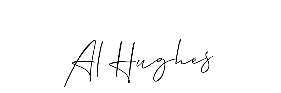 Allison_Script is a professional signature style that is perfect for those who want to add a touch of class to their signature. It is also a great choice for those who want to make their signature more unique. Get Al Hughes name to fancy signature for free. Al Hughes signature style 2 images and pictures png