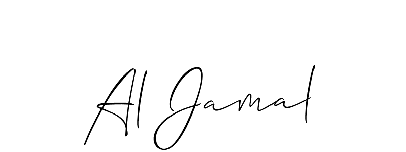 Make a short Al Jamal signature style. Manage your documents anywhere anytime using Allison_Script. Create and add eSignatures, submit forms, share and send files easily. Al Jamal signature style 2 images and pictures png