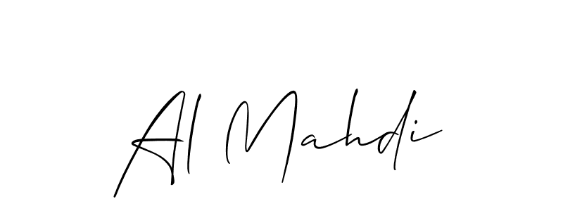 This is the best signature style for the Al Mahdi name. Also you like these signature font (Allison_Script). Mix name signature. Al Mahdi signature style 2 images and pictures png