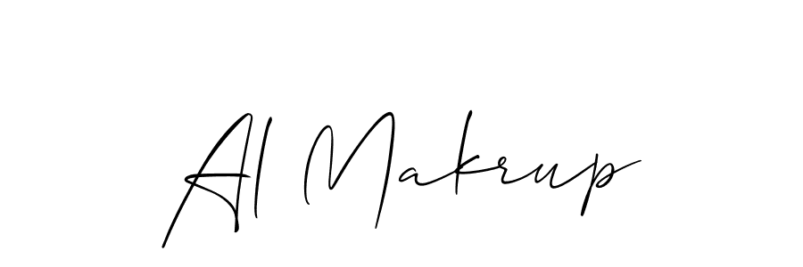 Make a beautiful signature design for name Al Makrup. Use this online signature maker to create a handwritten signature for free. Al Makrup signature style 2 images and pictures png