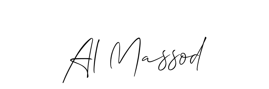It looks lik you need a new signature style for name Al Massod. Design unique handwritten (Allison_Script) signature with our free signature maker in just a few clicks. Al Massod signature style 2 images and pictures png