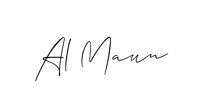 How to Draw Al Maun signature style? Allison_Script is a latest design signature styles for name Al Maun. Al Maun signature style 2 images and pictures png